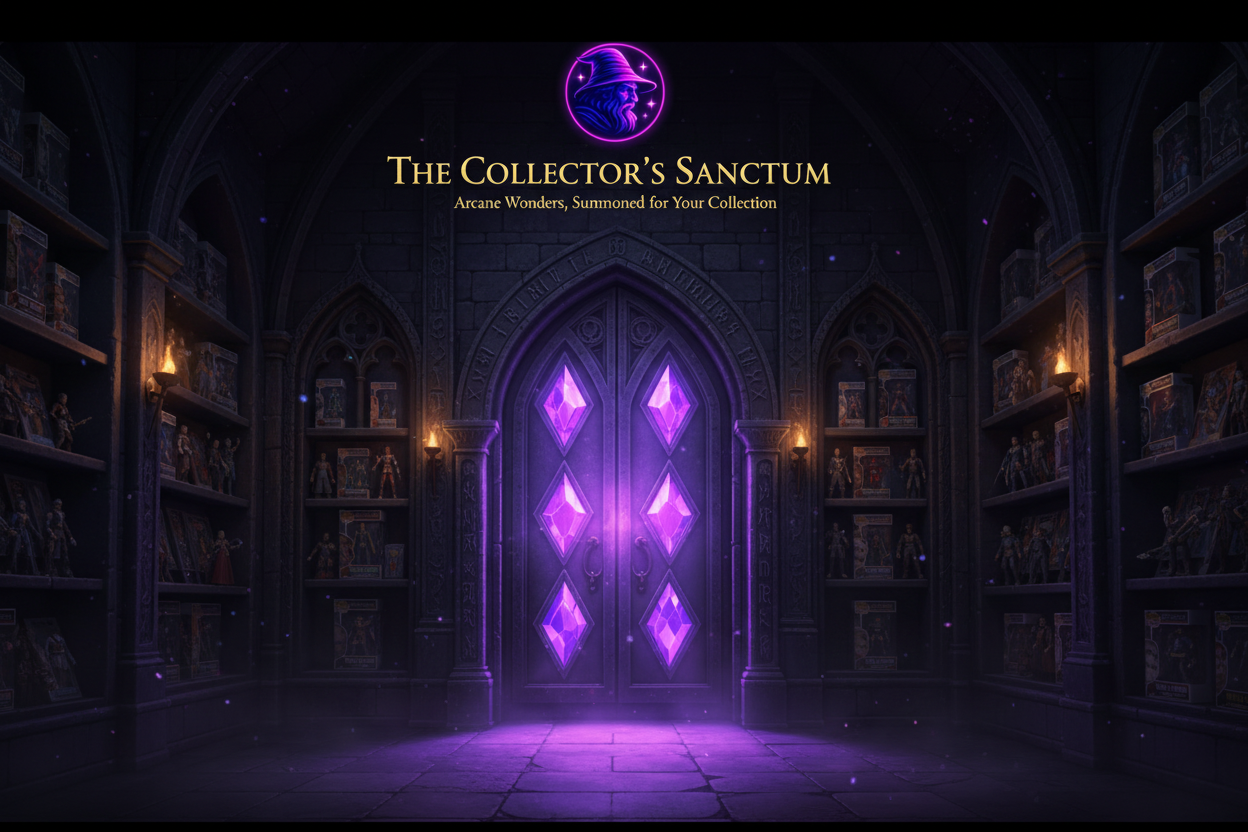 The Collector's Sanctum Hero Banner with Header Safe Zone